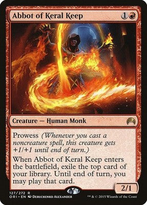 Abbot of Keral Keep ORI 127 NM Magic: The Gathering