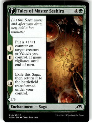 Tales of Master Seshiro Kamigawa: Neon Dynasty 210 C Magic: The Gathering