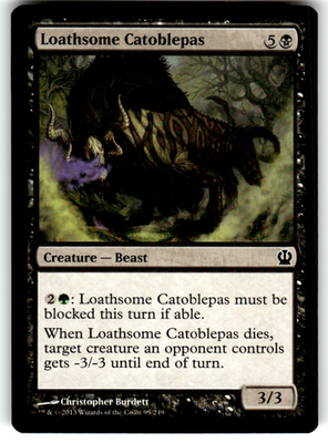 Loathsome Catoblepas Theros 95 C Magic: The Gathering Near Mint