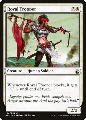 Royal Trooper BBD 104 NM Magic: The Gathering