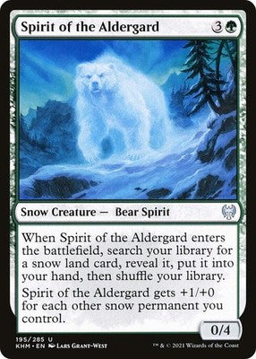 Spirit of the Aldergard KHM 195 NM Magic: The Gathering