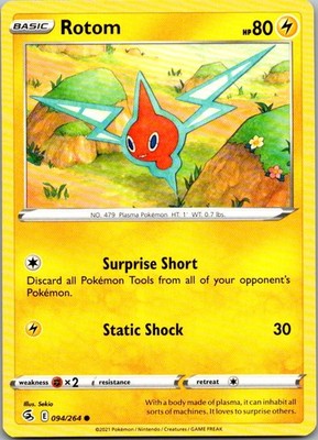 Rotom 094/264 Common Fusion Strike Pokemon Lightly Played