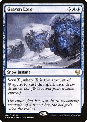 Graven Lore KHM 61 LP Magic: The Gathering