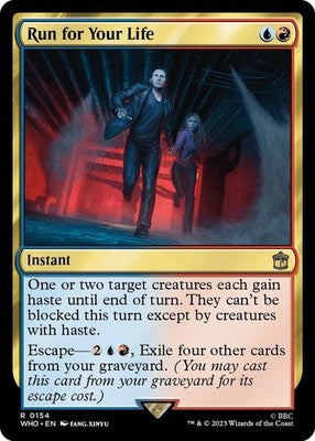 Run for Your Life WHO 154 NM Magic: The Gathering