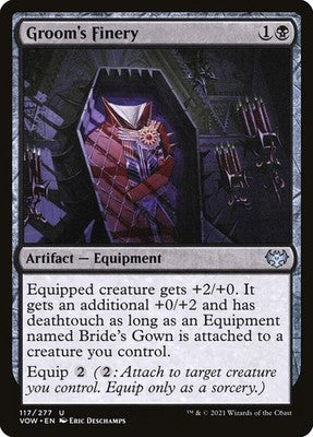 Groom's Finery VOW 117 NM Magic: The Gathering