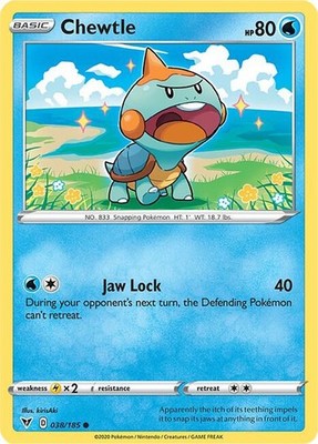 Chewtle 038/185 SWSH04: Vivid Voltage Pokémon TCG