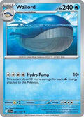 Wailord 041/159 SV09: Journey Together Holofoil Pokémon TCG
