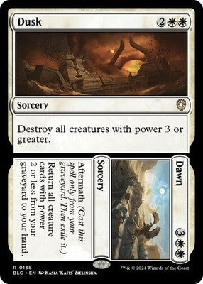 Dusk // Dawn BLC 138 NM Magic: The Gathering