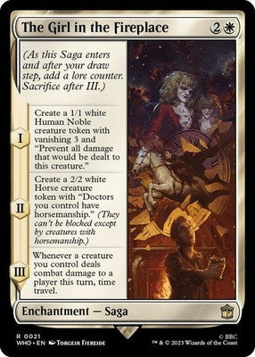 The Girl in the Fireplace WHO 21 NM Magic: The Gathering