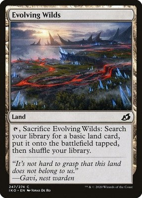 Evolving Wilds IKO 247 NM Magic: The Gathering