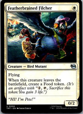 Featherbrained Filcher 0006 Teenage Mutant Ninja Turtles Magic: The Gathering NM