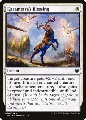 Karametra's Blessing THB 26 NM Magic: The Gathering