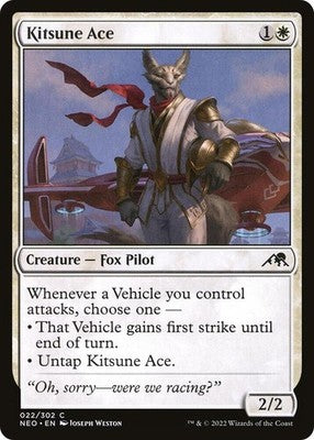 Kitsune Ace NEO 22 Foil NM Magic: The Gathering