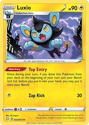 Luxio 032/072 Shining Fates Pokémon TCG