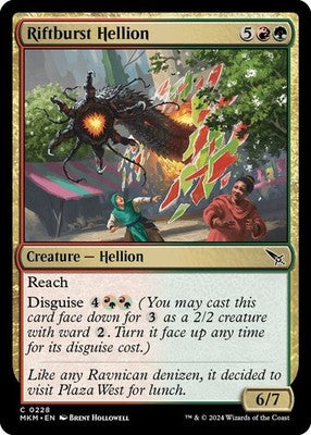 Riftburst Hellion MKM 228 NM Magic: The Gathering