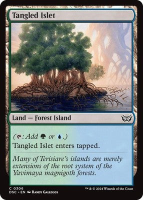 Tangled Islet DSC 306 NM Magic: The Gathering