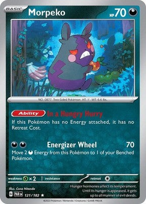 Morpeko 121/182 SV04: Paradox Rift Holofoil Pokémon TCG