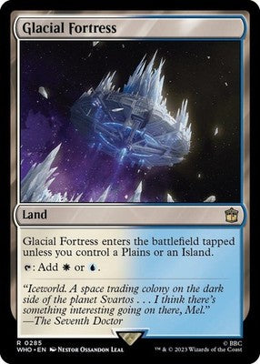 Glacial Fortress WHO 285 NM Magic: The Gathering