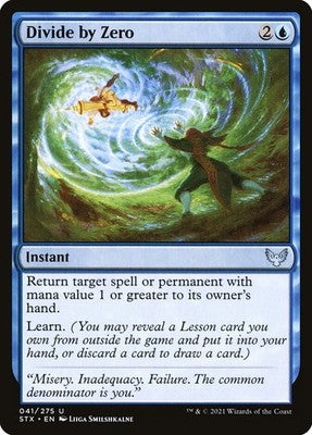 Divide by Zero STX 41 NM Magic: The Gathering