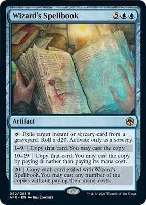 Wizard's Spellbook AFR 82 NM Magic: The Gathering