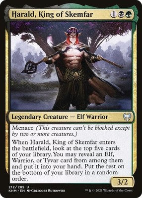Harald, King of Skemfar KHM 212 NM Magic: The Gathering