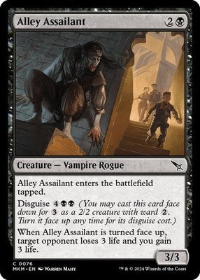 Alley Assailant MKM 76 NM Magic: The Gathering