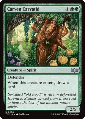 Carven Caryatid TDC 250 NM Magic: The Gathering