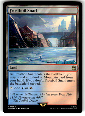 Frostboil Snarl Universes Beyond: Doctor Who 282 R Magic: The Gathering