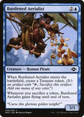 Burdened Aerialist MH2 38 NM Magic: The Gathering