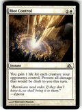 Riot Control Dragon's Maze 6 C Magic: The Gathering Near Mint