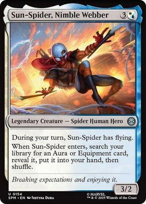 Sun-Spider, Nimble Webber SPM 154 NM Magic: The Gathering