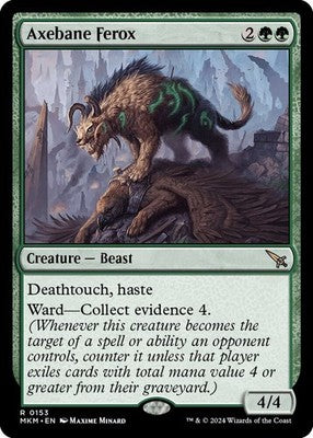 Axebane Ferox MKM 153 NM Magic: The Gathering