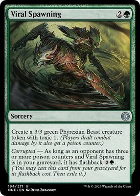Viral Spawning ONE 194 NM Magic: The Gathering