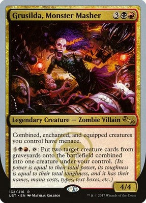Grusilda, Monster Masher UST 132 NM Magic: The Gathering