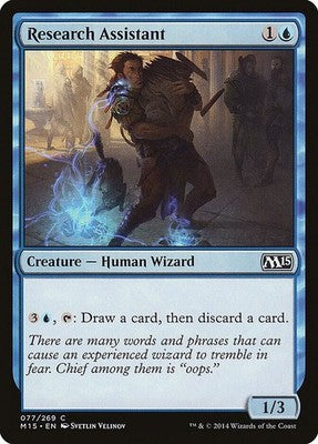 Research Assistant M15 77 NM Magic: The Gathering