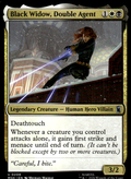 Black Widow, Double Agent Marvel Super Heroes 208 U Magic: The Gathering