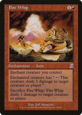 Fire Whip TSB 63 LP Magic: The Gathering
