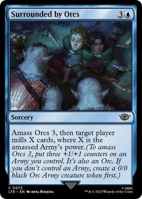 Surrounded by Orcs LTR 73 NM Magic: The Gathering