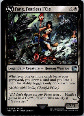 Fang, Fearless l'Cie 99 Uncommon FINAL FANTASY Magic: The Gathering Near Mint