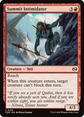 Summit Intimidator TDM 125 NM Magic: The Gathering