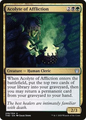 Acolyte of Affliction THB 206 NM Magic: The Gathering