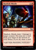 Manhole Missile 0094 Common Teenage Mutant Ninja Turtles Magic: The Gathering NM