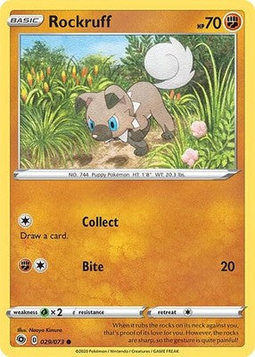 Rockruff 29/73 Champion's Path Pokémon TCG