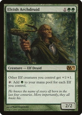 Elvish Archdruid M13 168 LP Magic: The Gathering