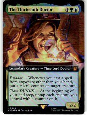 The Thirteenth Doctor (Extended Art) Universes Beyond: Doctor Who 448 M Foil