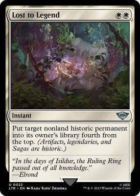 Lost to Legend LTR 22 Foil NM Magic: The Gathering
