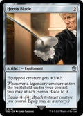 Hero's Blade WHO 241 NM Magic: The Gathering