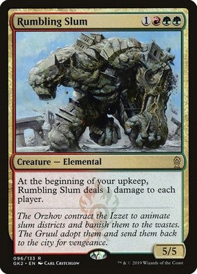 Rumbling Slum GK2 96 NM Magic: The Gathering