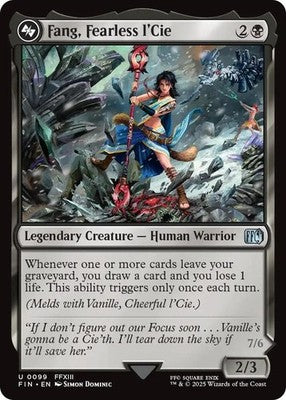 Fang, Fearless l'Cie FIN 99 Foil NM Magic: The Gathering