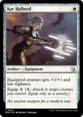 Kor Halberd MOM 27 NM Magic: The Gathering
